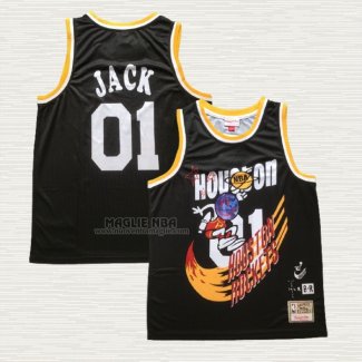 Maglia NO 01 Houston Rockets x Cactus Jack Nero