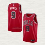 Maglia Nikola Vucevic NO 9 Chicago Bulls Icon 2020-21 Rosso