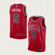 Maglia Nikola Vucevic NO 9 Chicago Bulls Icon 2020-21 Rosso