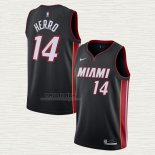 Maglia Tyler Herro NO 14 Miami Heat Icon 2020-21 Nero