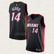 Maglia Tyler Herro NO 14 Miami Heat Icon 2020-21 Nero