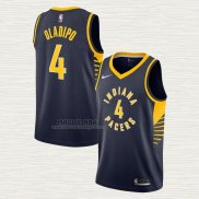 Maglia Victor Oladipo NO 4 Indiana Pacers Icon Blu