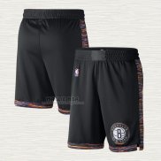 Pantaloncini Brooklyn Nets Citta 2019 Nero