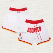 Pantaloncini Houston Rockets Just Don Bianco