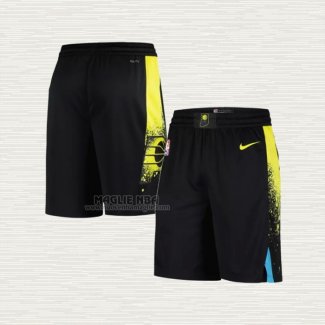 Pantaloncini Indiana Pacers Citta 2023-24 Nero