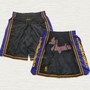 Pantaloncini Los Angeles Lakers Mitchell & Ness Just Don Nero