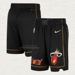 Pantaloncini Miami Heat Citta 2021-22 Nero