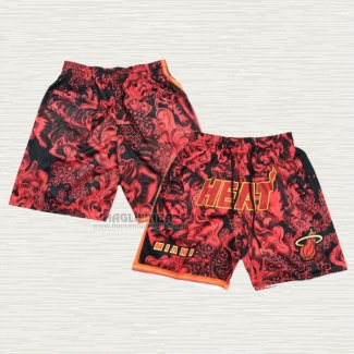 Pantaloncini Miami Heat Special Year Of The Tiger Rosso