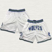 Pantaloncini Minnesota Timberwolves Classic Just Don Bianco