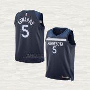 Maglia Anthony Edwards NO 5 Bambino Minnesota Timberwolves Icon Blu