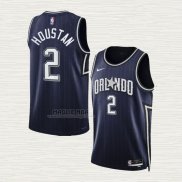 Maglia Caleb Houstan NO 2 Orlando Magic Citta 2023-24 Blu