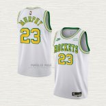 Maglia Calvin Murphy NO 23 Houston Rockets Classic 2022-23 Bianco