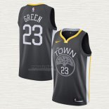 Maglia Draymond Green NO 23 Golden State Warriors Statement Nero