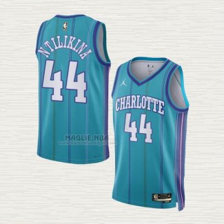 Maglia Frank Ntilikina NO 44 Charlotte Hornets Classic 2023-24 Verde