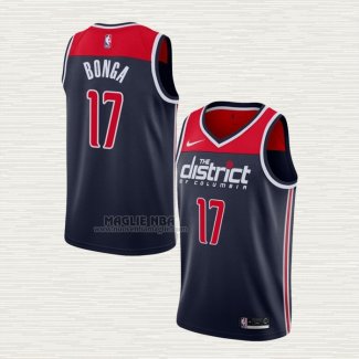 Maglia Isaac Bonga NO 17 Washington Wizards Statement Edition Blu