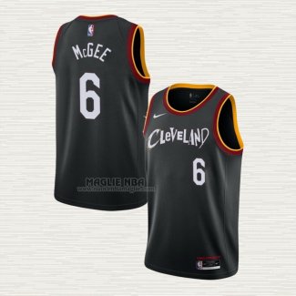 Maglia JaVale McGee NO 6 Cleveland Cavaliers Citta 2020-21 Nero