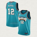 Maglia Ja Morant NO 12 Memphis Grizzlies Classic Verde