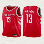 Maglia James Harden NO 13 Bambino Houston Rockets Icon 2017-18 Rosso