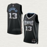 Maglia Jaren Jackson JR. NO 13 Memphis Grizzlies Citta 2022-23 Nero