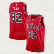 Maglia Kris Dunn NO 32 Chicago Bulls Icon Rosso