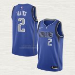 Maglia Kyrie Irving NO 2 Dallas Mavericks Icon 2022-23 Blu