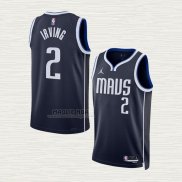 Maglia Kyrie Irving NO 2 Dallas Mavericks Statement 2022-23 Blu