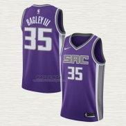 Maglia Marvin Bagley III NO 35 Sacramento Kings Icon Viola