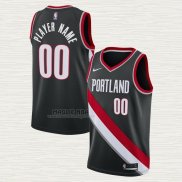 Maglia Portland Trail Blazers Personalizzate Icon 2020-21 Nero