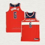 Maglia Troy Brown Jr. NO 6 Washington Wizards Icon Autentico Rosso