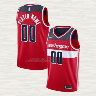 Maglia Washington Wizards Personalizzate Icon 2020-21 Rosso