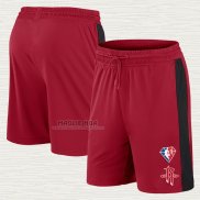 Pantaloncini Houston Rockets 75th Anniversary Rosso