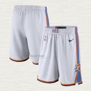 Pantaloncini Oklahoma City Thunder 2017-18 Bianco