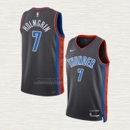 Maglia Chet Holmgren NO 7 Oklahoma City Thunder Citta 2022-23 Grigio