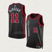 Maglia Demar Derozan NO 11 Chicago Bulls Citta 2023-24 Nero