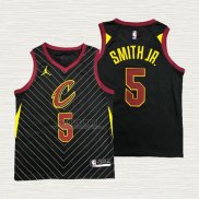 Maglia Dennis Smith Jr. NO 5 Cleveland Cavaliers Statement 2020-21 Nero