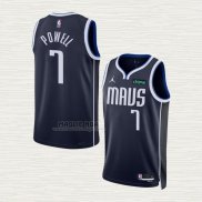 Maglia Dwight Powell NO 7 Dallas Mavericks Statement 2022-23 Blu