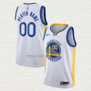 Maglia Golden State Warriors Personalizzate Association 2019-20 Bianco