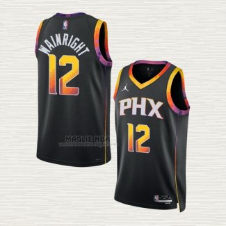 Maglia Ish Wainright NO 12 Phoenix Suns Statement 2022-23 Nero