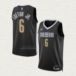 Maglia Kenneth Lofton JR. NO 6 Memphis Grizzlies Citta 2023-24 Nero