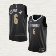 Maglia Kenneth Lofton JR. NO 6 Memphis Grizzlies Citta 2023-24 Nero