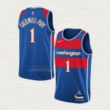 Maglia Kentavious Caldwell-Pope NO 1 Washington Wizards Citta 2021-22 Blu