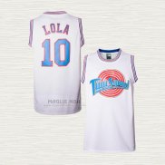 Maglia Lola Bunny NO 10 Tune Squad Bianco