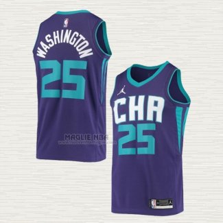 Maglia P.J. Washington NO 25 Charlotte Hornets Statement 2020-21 Viola