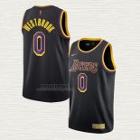 Maglia Russell Westbrook NO 0 Los Angeles Lakers Statement 2021-22 Nero