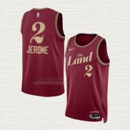 Maglia Ty Jerome NO 2 Cleveland Cavaliers Citta 2023-24 Rosso