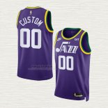 Maglia Utah Jazz Personalizzate Classic 2023-24 Viola