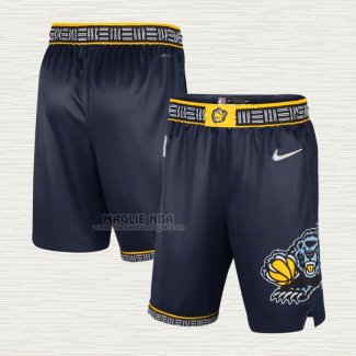 Pantaloncini Memphis Grizzlies Citta 2021-22 Blu