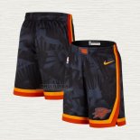 Pantaloncini Oklahoma City Thunder Citta 2023-24 Nero