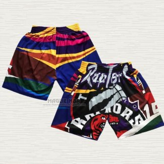 Pantaloncini Toronto Raptors Classic Rainbow Nero