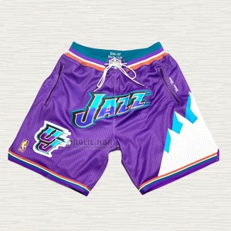 Pantaloncini Utah Jazz Mitchell & Ness 1996-97 Viola